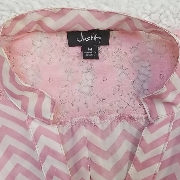 Chevron Pink Tunic - Picture 2 of 8